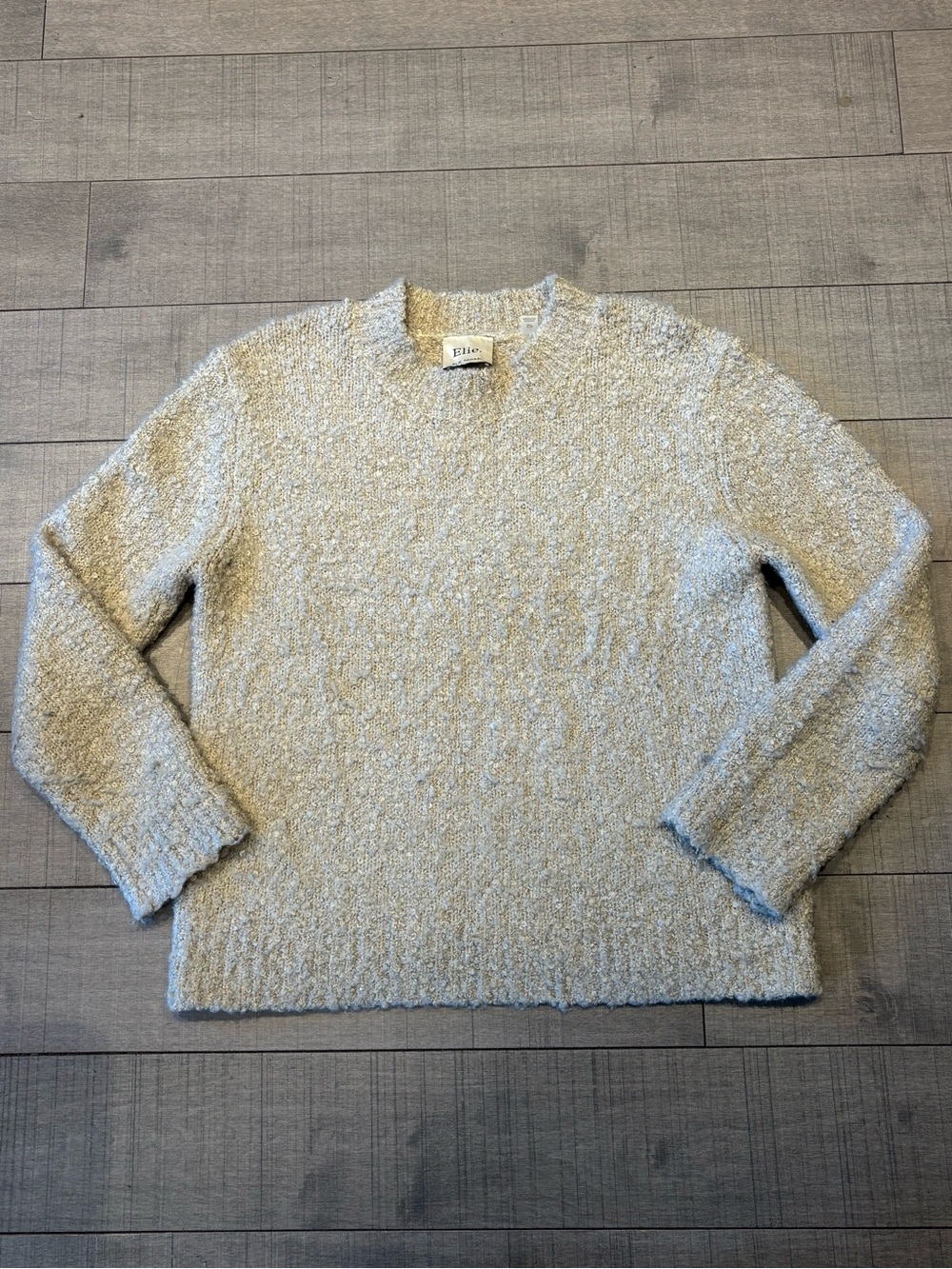 🎀4/$20🎀Cozy Cream Bouclé Crewneck Sweater